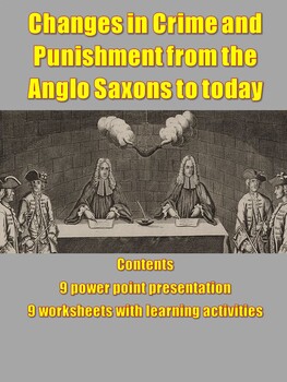 Preview of CHANGES in CRIME and PUNISHMENT from the ANGLO SAXONS to TODAY