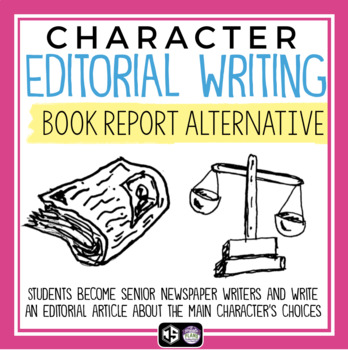 Preview of Character Editorial Article - Book Report Project For Any Novel or Short Story