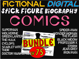 CHARACTERS FROM COMIC BOOKS: 75 Fictional Digital Stick Fi