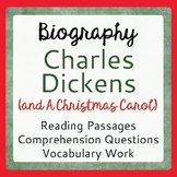 CHARLES DICKENS and A Christmas Carol Texts, Activities PR