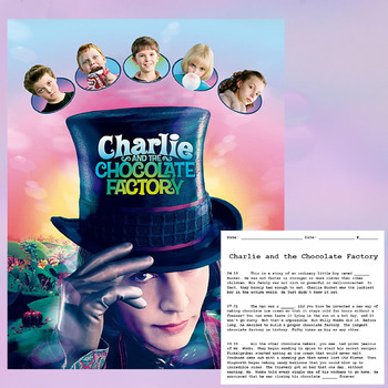 Preview of CHARLIE AND THE CHOCOLATE FACTORY - Movie Guide Q&A, Storyboard & Writing Frames