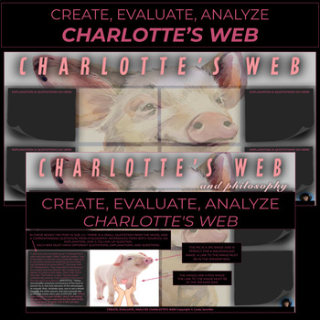 Preview of Charlotte's Web, After testing fun activities, digital, culminating activity