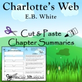 CHARLOTTE'S WEB Cut & Paste Chapter Summaries in Chronolog