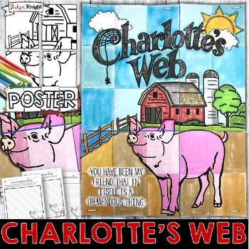 Preview of Charlotte's Web, Writing Activity, Poster, Group Project