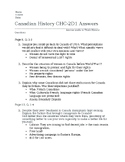 CHC2D1 Think History Answers Guide to All Questions