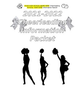 Preview of CHEER COACH Tryout Packet (editable) 30 Pgs! Scoresheet, Chants, Flyers & More!