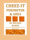 CHEEZ-IT Perimeter and Area Activity, Pre-Test, and Post-test