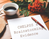 CHELPS Evidence Brainstorming PPT and Worksheet Bundle
