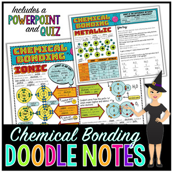 Preview of Chemical Bonding Doodle Notes | Science Doodle Notes