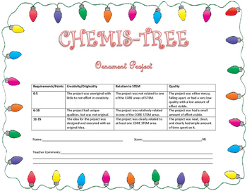 Preview of CHEMIS-Tree STEM Ornament Project