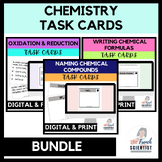 CHEMISTRY 3 Sets of 40 Task Cards Review Activity BUNDLE