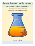 CAMP'S CHEMISTRY BY THE NUMBERS          LAB A:  Chemical 