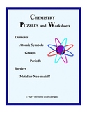 CHEMISTRY PUZZLES and WORKSHEETS Pack 1