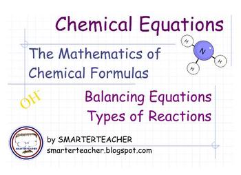 Preview of CHEMISTRY - SMART Notebook Balancing Chemical Equations