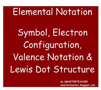 Preview of CHEMISTRY - SMART Notebook - Element Notation, Orbital Diagrams and Lewis Dot