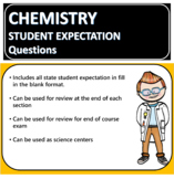 CHEMISTRY  STUDENT EXPECTATIONS QUESTIONS