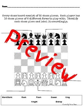 CHESS Practice Packet by Set in Stone | Teachers Pay Teachers