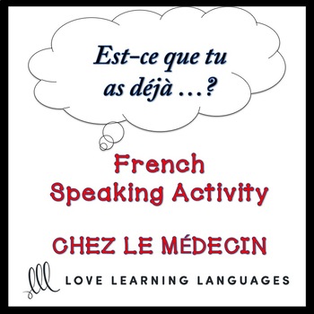 CHEZ LE MÉDECIN French Find Someone Who Activity: Est-ce que tu as déjà…?