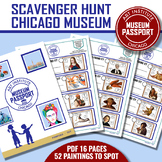 CHICAGO MUSEUM SCAVENGER HUNT - Art Institute Chicago Passport