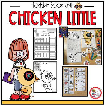 Preview of CHICKEN LITTLE TODDLER BOOK UNIT