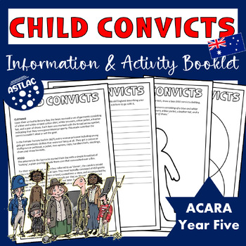 Preview of CHILD CONVICTS - Australian History - Information & Activity Booklet