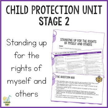 Preview of CHILD PROTECTION UNIT - Stage 2: Standing up for the rights of myself and others