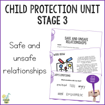 Preview of CHILD PROTECTION UNIT - Stage 3: Safe and unsafe relationships
