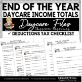 CHILDCARE DAYCARE TAX END OF THE YEAR TOTALS AND NOTICE TA