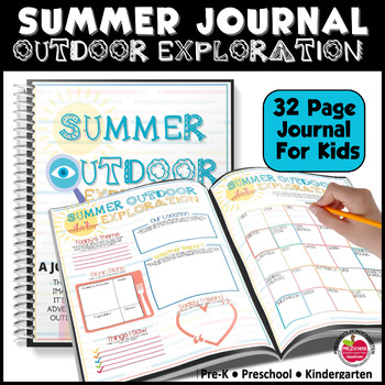 Preview of Summer Journal Outdoor Explorations | Kinder to 2nd Grade