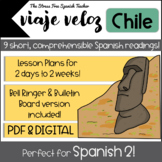 CHILE Comprehensible Spanish Reading Viaje Veloz CI Lectur