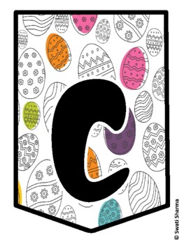 CHILLIN' WITH MY PEEPS! Easter Bulletin Board Letters by Swati Sharma