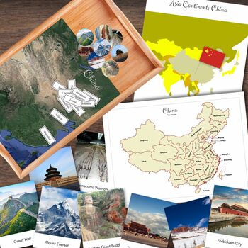 Preview of CHINA Asia Landmark Geography Map Provinces Continent Bundle