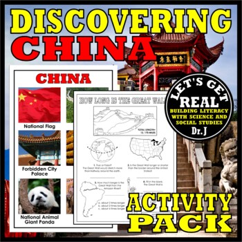 Preview of CHINA: Discovering China Activity Pack