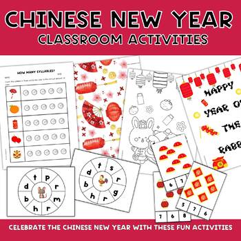 CHINESE LUNAR NEW YEAR 2023 Year of the Rabbit Activity Pack - No prep