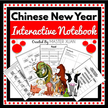 Preview of Chinese New Year Interactive Notebook