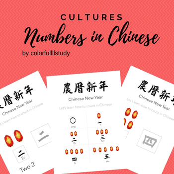 Preview of CHINESE NUMBERS 0-5 - colorfullllstudy