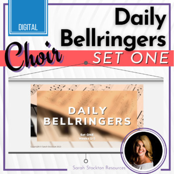 Preview of CHOIR Daily Bellringers | SET ONE | Warmups | Exit Ticket
