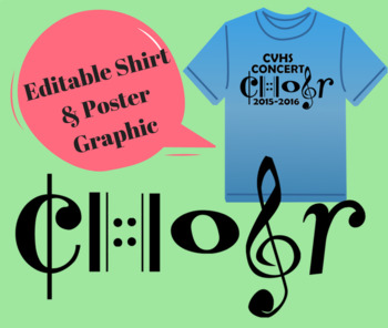 Preview of CHOIR Music T-Shirt Graphic