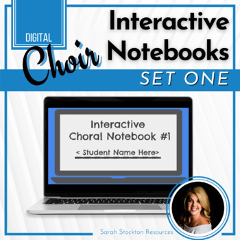 Preview of CHOIR SUB PLANS No Prep Digital Interactive Choral Music Notebook SET ONE