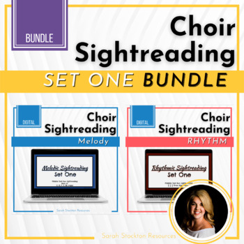 Preview of CHOIR Sightreading BUNDLE | Rhythm and Melody for Middle or High School Music