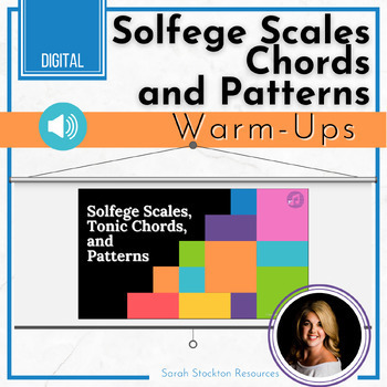 Preview of CHOIR Sightreading | Solfege Scales | Tonic Chords | Solfege Patterns | WARM-UPS