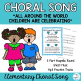 Choral Song: "All Around the World" Elementary 2 Part, Fri