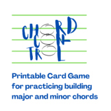 CHORD CONTROL: Printable card game for practice building m