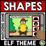 CHRISTMAS 2D SHAPES MATCHING GAME ELF MATH ACTIVITY BOOM C