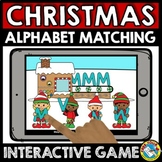 CHRISTMAS ACTIVITY ALPHABET LETTER MATCHING UPPERCASE GAME