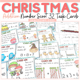 Christmas Math Activities Addition Number Sense Task Cards Scoot