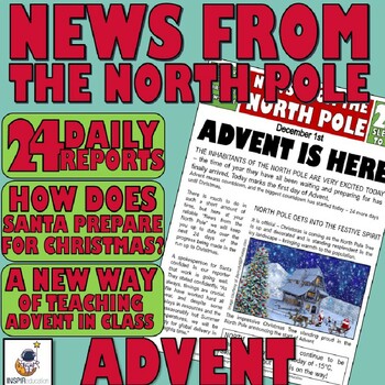 Preview of CHRISTMAS ADVENT: 24 Daily News Reports counting down to Christmas - Print & Go