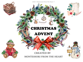 Preview of CHRISTMAS ADVENT I SPY Calendar Cards Christmas Countdown Scavenger Hunt Family