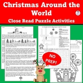 CHRISTMAS AROUND THE WORLD CLOSE READ & PUZZLE ACTIVITIES 