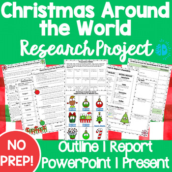 Preview of CHRISTMAS AROUND THE WORLD RESEARCH PROJECT | Winter December Report Writing